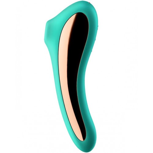 Вакуумно-волновой вибратор Satisfyer Dual Kiss зеленый