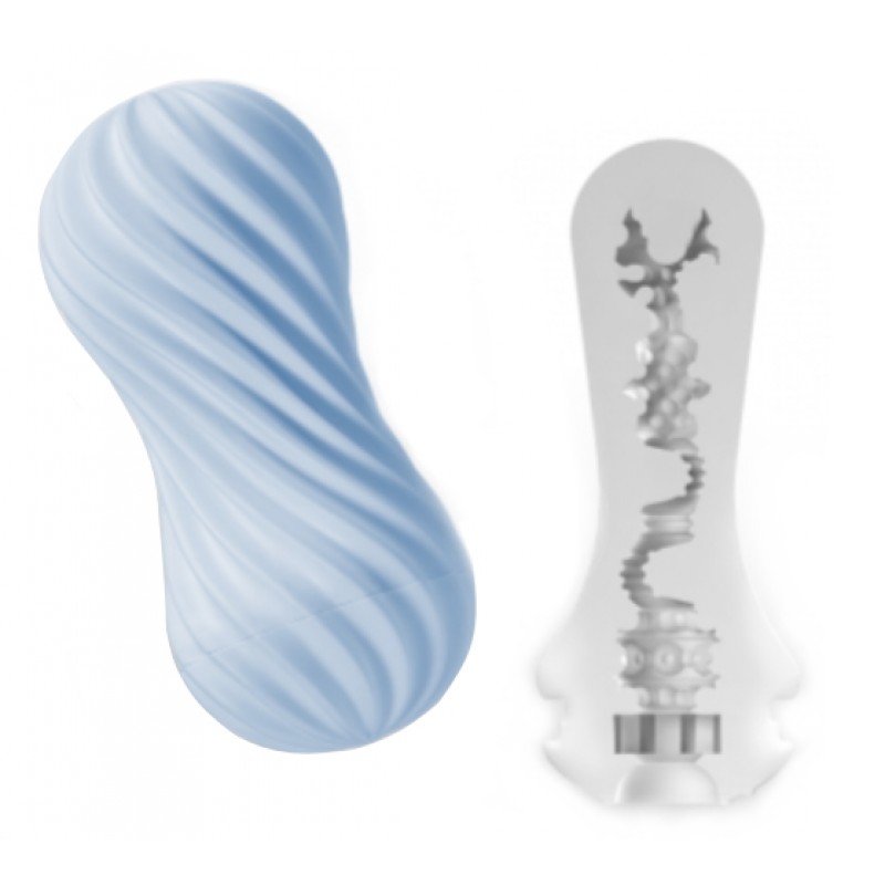 Мастурбатор Tenga Flex Bubbly Blue