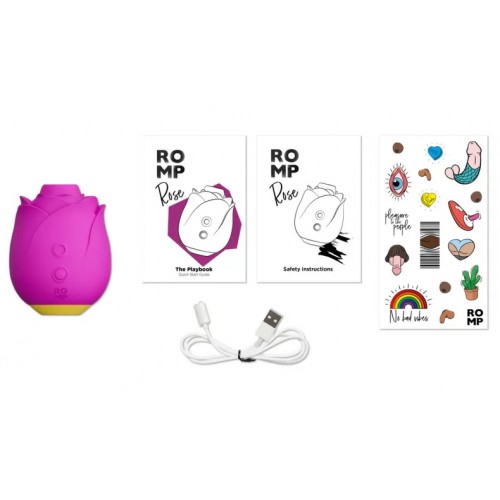 Бесконтактный клиторальный стимулятор Romp Suction Rose