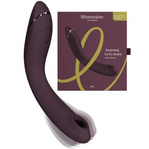 Вакуумный стимулятор точки G с вибрацией Womanizer OG черный