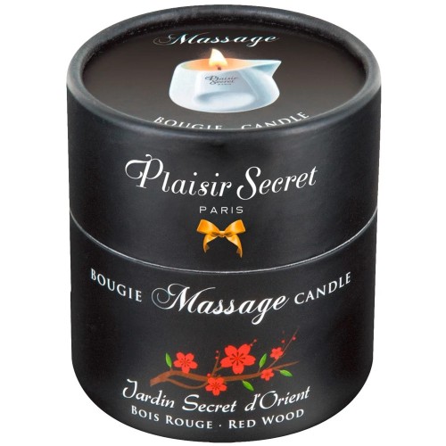 Массажная свеча Plaisir Secret Paris Bois Rouge & Red Wood 80 мл