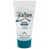 Веганский лубрикант JustGlide Premium с гиалуроном и пантенолом 20 мл