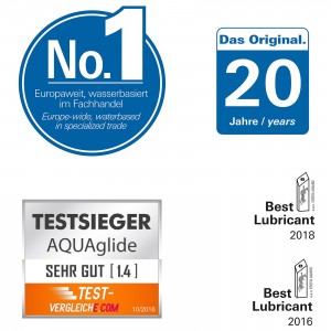 Гель-смазка для увлажнения и массажа 2в1 AquaGlide Massage+Glide 200 мл (иной угол)