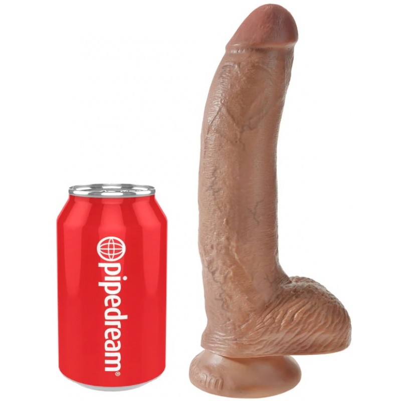 Фаллоимитатор с присоской King Cock with Balls 23 см