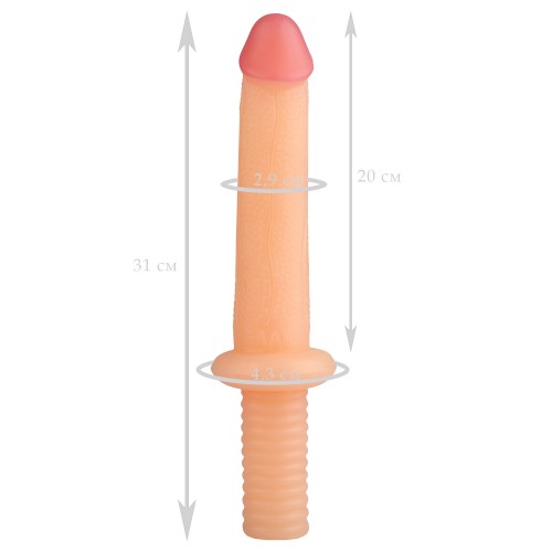 Анальный жезл Реалистичный Фаллос с рукоятью Faak 31 см