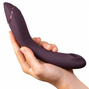 DEMO Вакуумный стимулятор точки G с вибрацией Womanizer OG бордовый