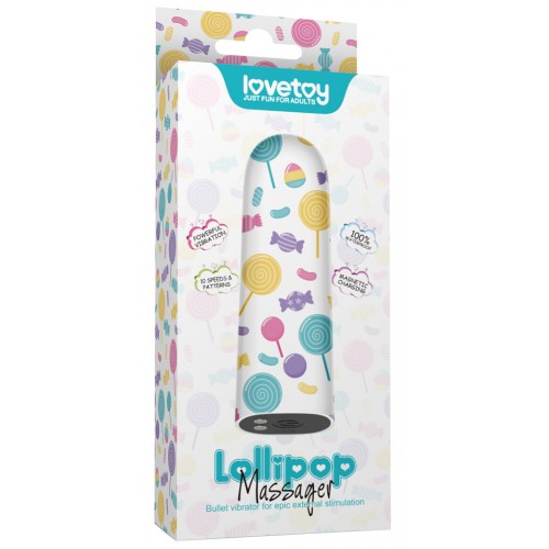 Универсальный мини вибратор Lollipop Massager