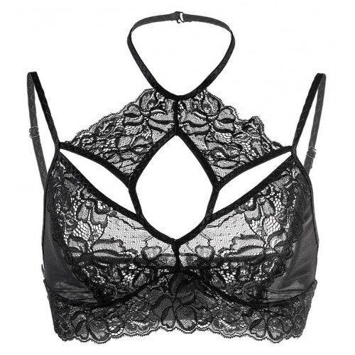 Удлиненный бралетт Erolanta Nelly с соблазнительным кружевом 50-52