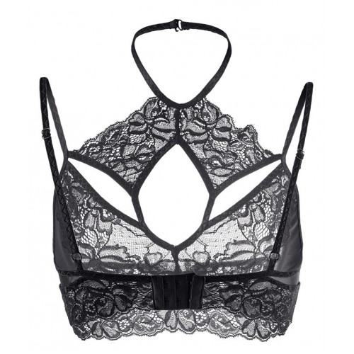 Удлиненный бралетт Erolanta Nelly с соблазнительным кружевом 50-52