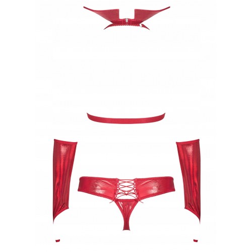 Сексуальный красный комплект Vampines L/XL