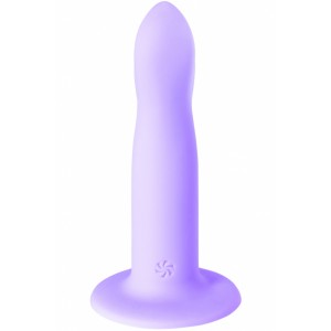 Гнущийся нереалистичный фаллос на присоске Flow Tender 17 см (иной угол)