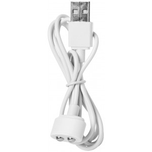 Перезаряжаемый смарт-массажер Satisfyer Mini Wand-er+ цвета морской волны (иной угол)