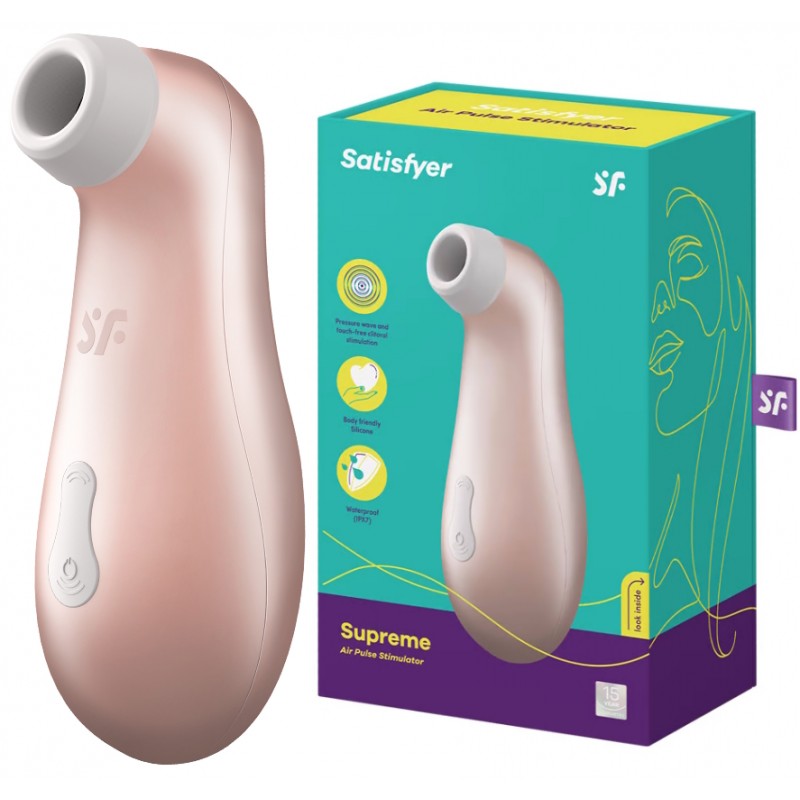 Вакуумно-волновой бесконтактный стимулятор клитора Satisfyer Supreme