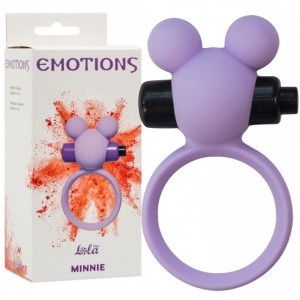 Эрекционное виброкольцо Emotions Minnie Purple