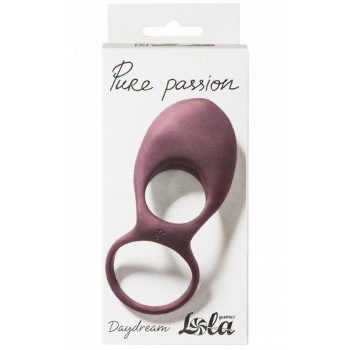 Эрекционное виброкольцо Pure Passion Daydream Wine Red