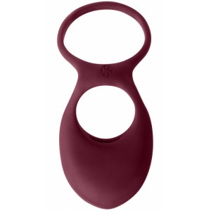 Эрекционное виброкольцо Pure Passion Daydream Wine Red (иной угол)