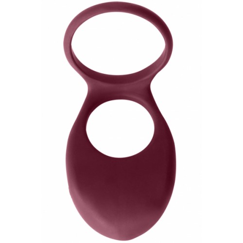 Эрекционное виброкольцо Pure Passion Daydream Wine Red