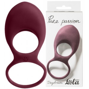 Эрекционное виброкольцо Pure Passion Daydream Wine Red