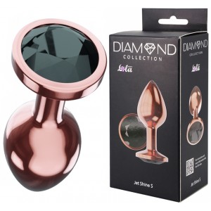 Анальная пробка Diamond Jet Shine S розовое золото
