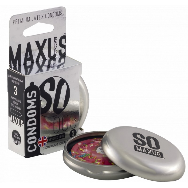 Презервативы Maxus №3 Extreme Thin экстремально тонкие