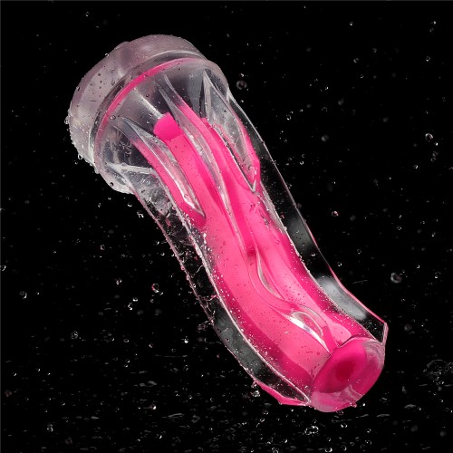 Прозрачный мастурбатор светящийся в темноте Lumino Play Pink Glow Masturbator