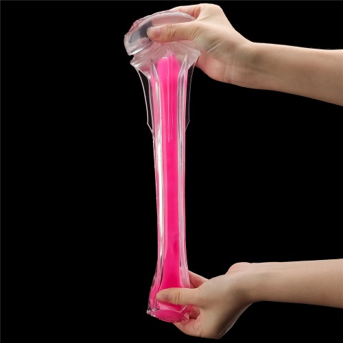 Прозрачный мастурбатор светящийся в темноте Lumino Play Pink Glow Masturbator