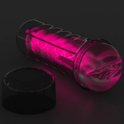 Прозрачный мастурбатор светящийся в темноте Lumino Play Pink Glow Masturbator