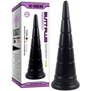 Конусная анальная втулка X-Men Butt Plug