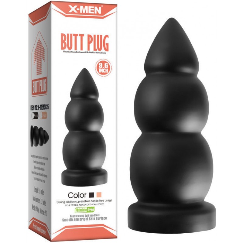 Анальная ёлочка X-Men Butt Plug 24 см