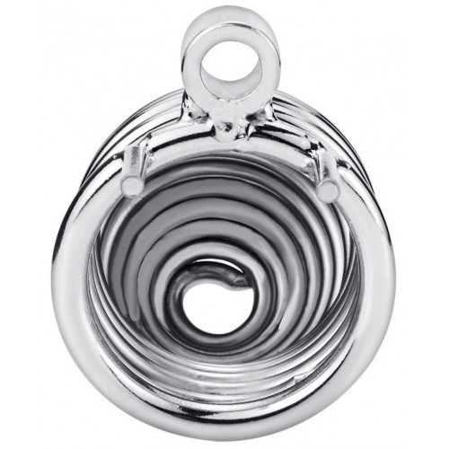 Мужской стальной пояс верности со сменными кольцами