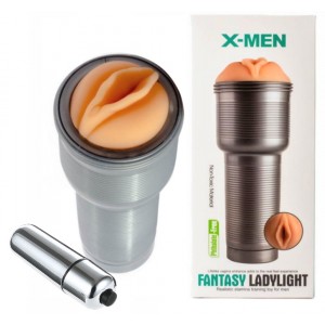 Мастурбатор в колбе с вибрацией X-Men Fantasy Ladylight