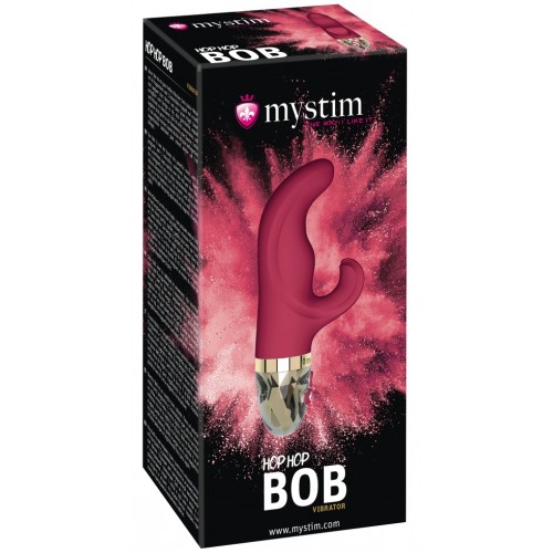 Вибратор-кролик Mystim Hop Hop Bob фуксия