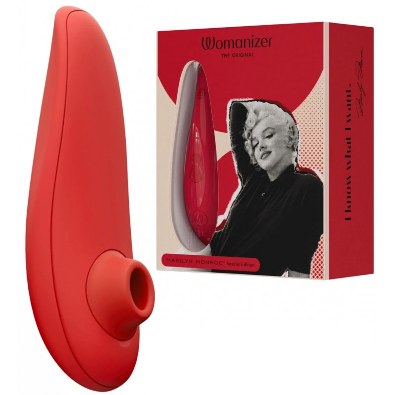 Бесконтактный стимулятор клитора Womanizer Marilyn Monroe Vivid Red