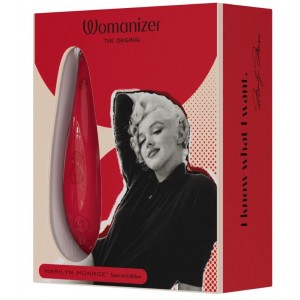 Бесконтактный стимулятор клитора Womanizer Marilyn Monroe Vivid Red (иной угол)
