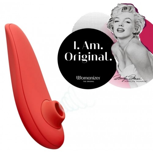 Бесконтактный стимулятор клитора Womanizer Marilyn Monroe Vivid Red