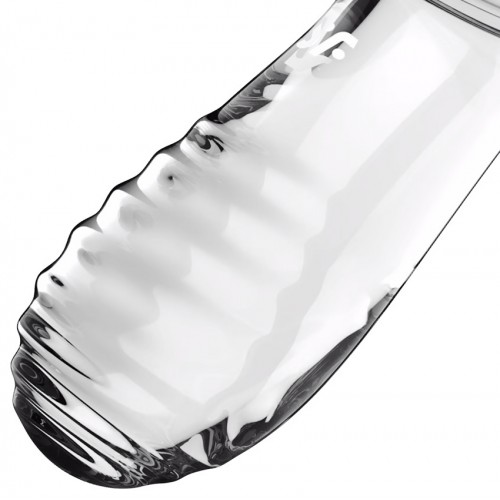 Двусторонний фаллос из стекла Satisfyer Double Crystal прозрачный 20 см