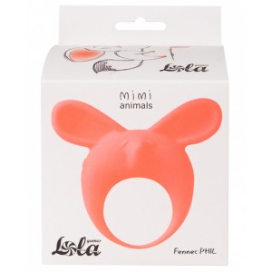Эрекционное виброкольцо Mimi Animals Fennec Phil Orange (иной угол)