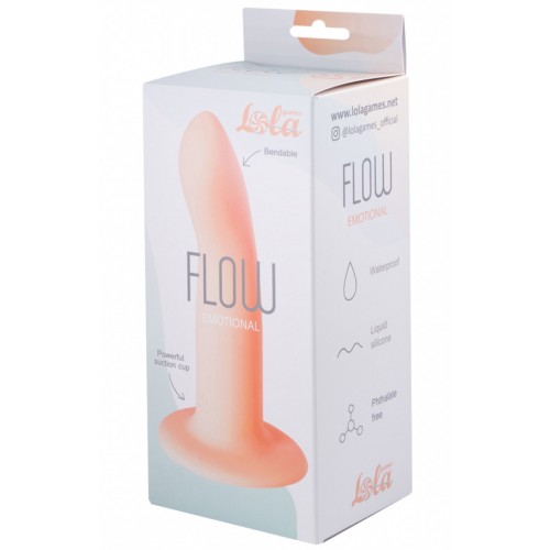 Нереалистичный фаллос на присоске Flow Emotional Flesh 13 см