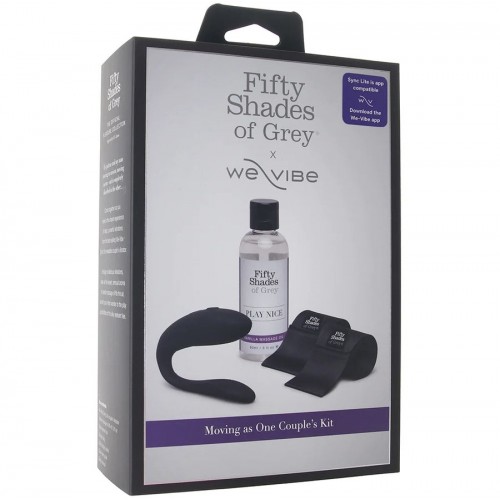 Набор для пар Moving As One Fifty Shades of Grey с вибратором для пар We-Vibe Sync Lite