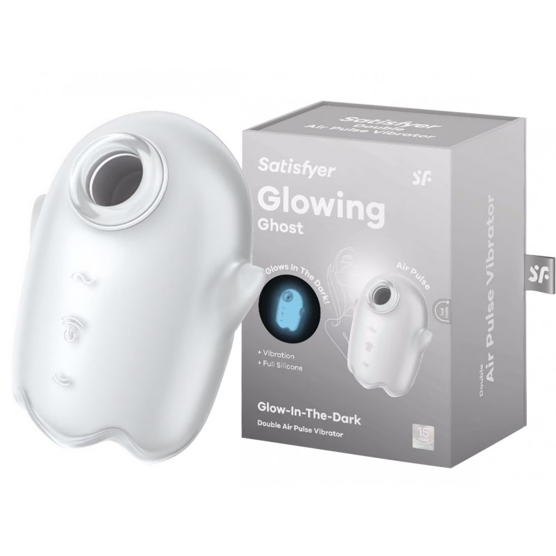 Вакуумно-волновой стимулятор с вибрацией Satisfyer Glowing Ghost