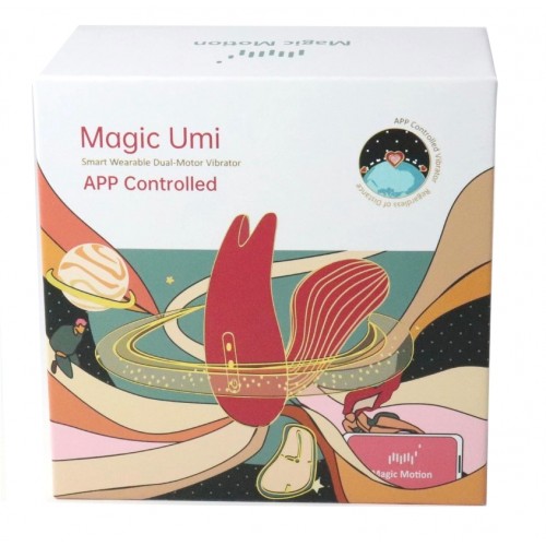 Вагинально-клиторальный смарт-стимулятор Magic Motion Umi зеленый
