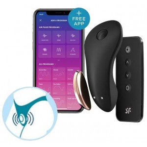 Клиторальный смарт-вибростимулятор Satisfyer Little Secret черный