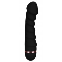 Вибратор с ребристой поверхностью Satisfyer Eis черный