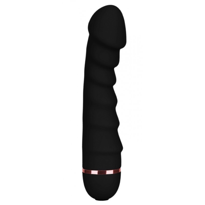 Вибратор с ребристой поверхностью Satisfyer Eis черный