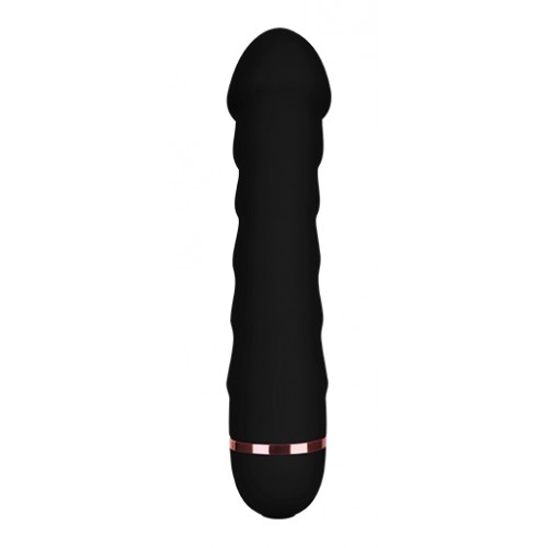 Вибратор с ребристой поверхностью Satisfyer Eis черный