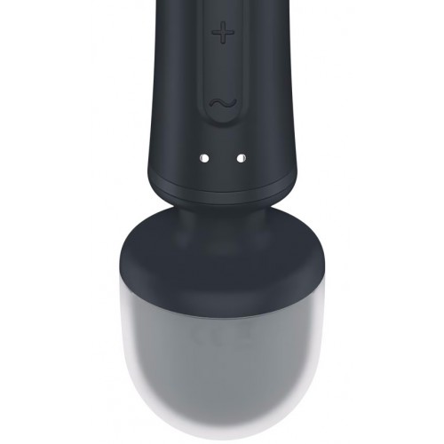 Двусторонний вибратор с клиторальным стимулятором Wand + Rabbit Satisfyer Triple Lover