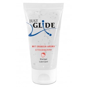 Вагинальная смазка Justglide с ароматом клубники 50 мл