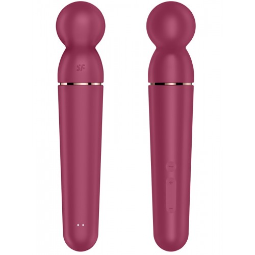 Перезаряжаемый вибромассажер с плавающей головкой Satisfyer Planet Wand-er Rose