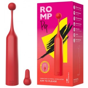 Точечный вибростимулятор Romp Pop красный