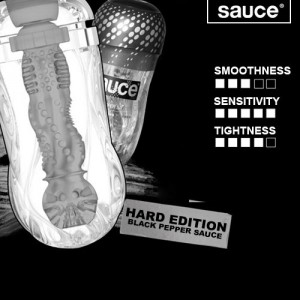 Мастурбатор для умеренной стимуляции Sauce Black Pepper (иной угол)